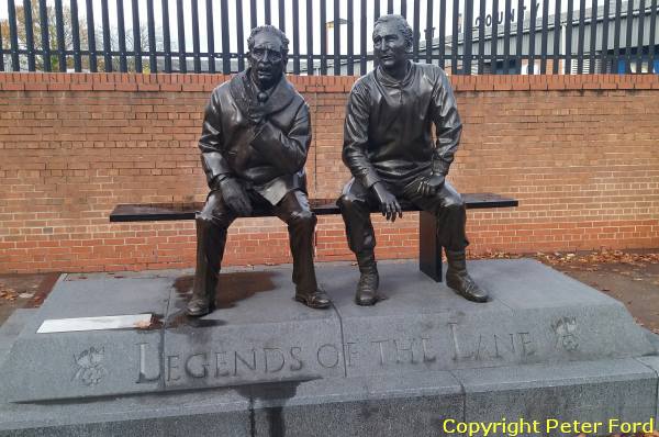 Jimmy Sirrel and Jack Wheeler Statues