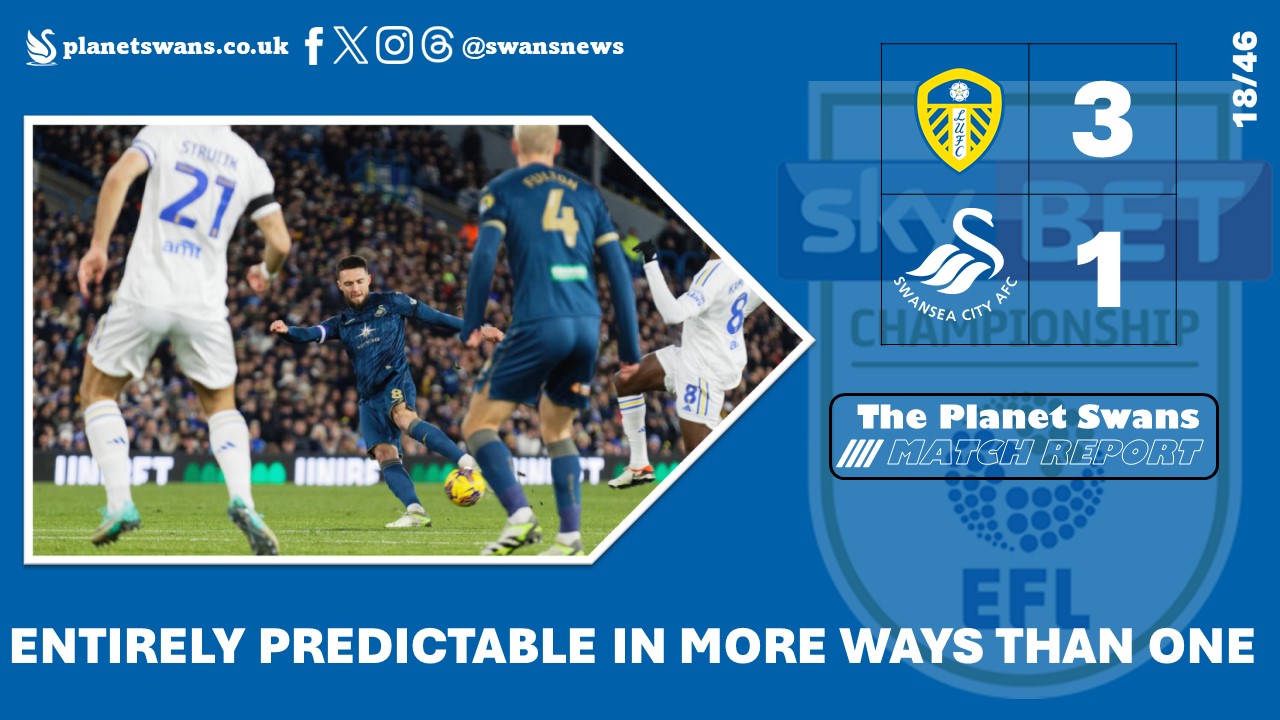 Leeds United 3-1 Swansea City – Meek Swans Yet Again Disappoint ...